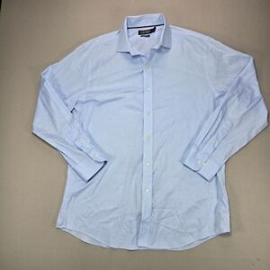 Lauren Ralph Lauren Black Label Slim Fit Stretch Non Iron Light Blue Men's 34/35
